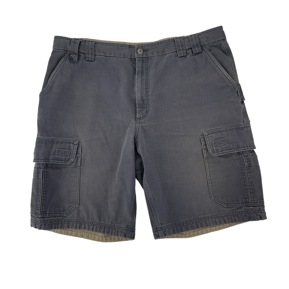 𝅺Duluth flex fire hose cargo utility Shorts Grey SZ 44
